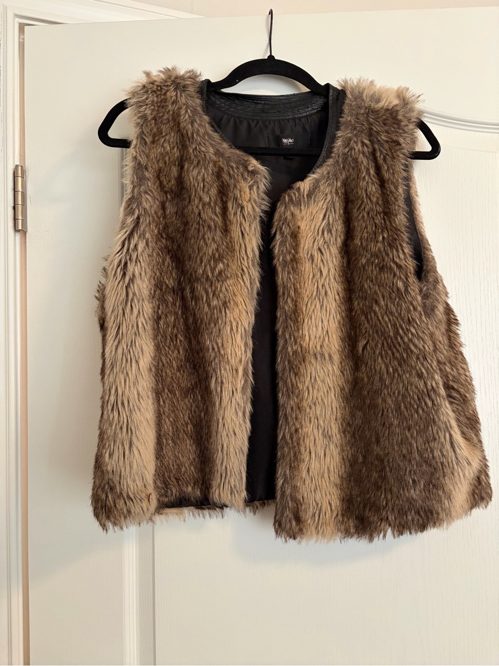 Massimo Brown Faux Fur Vest